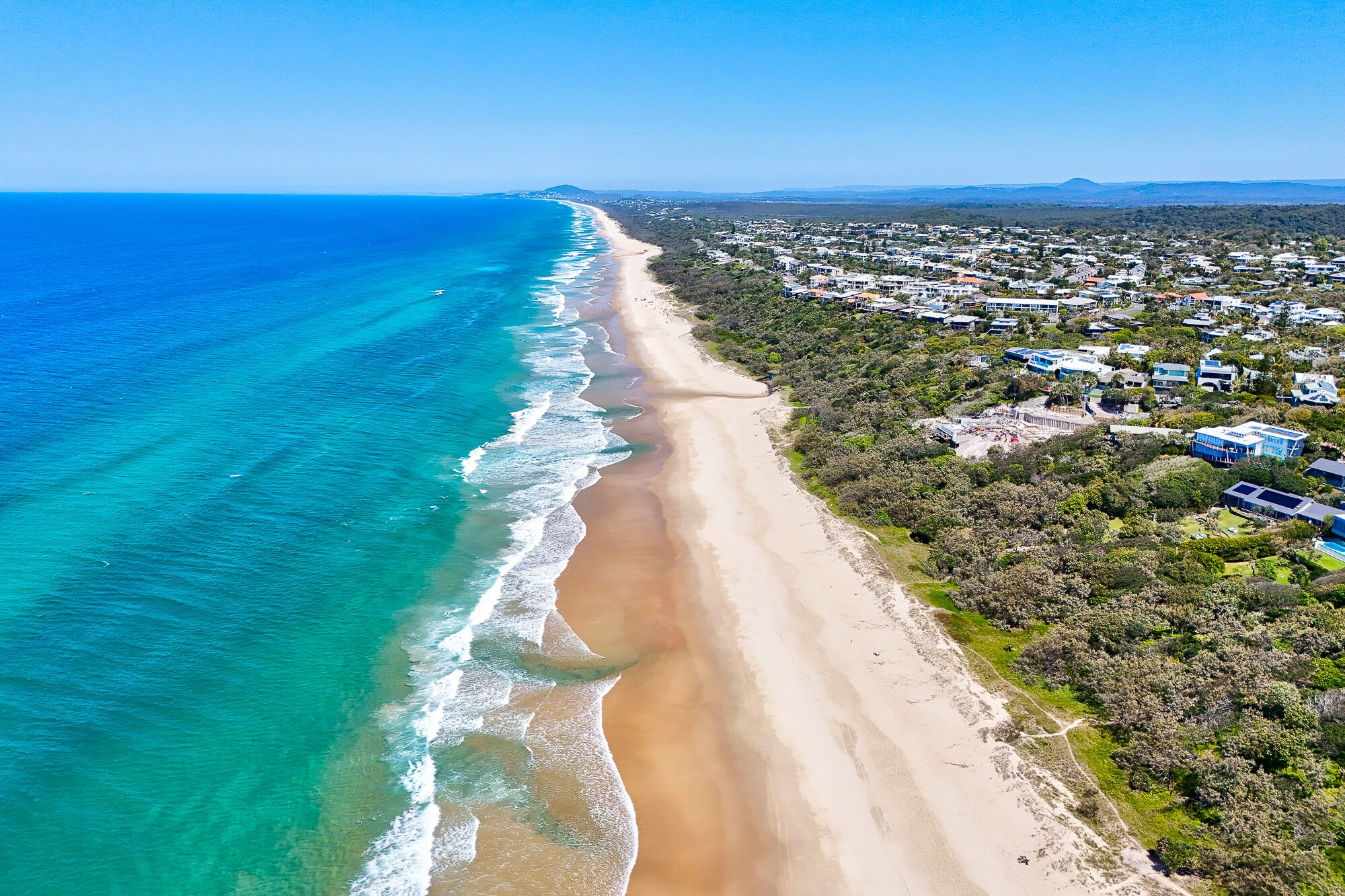 Walk for miles along Sunshine Beach