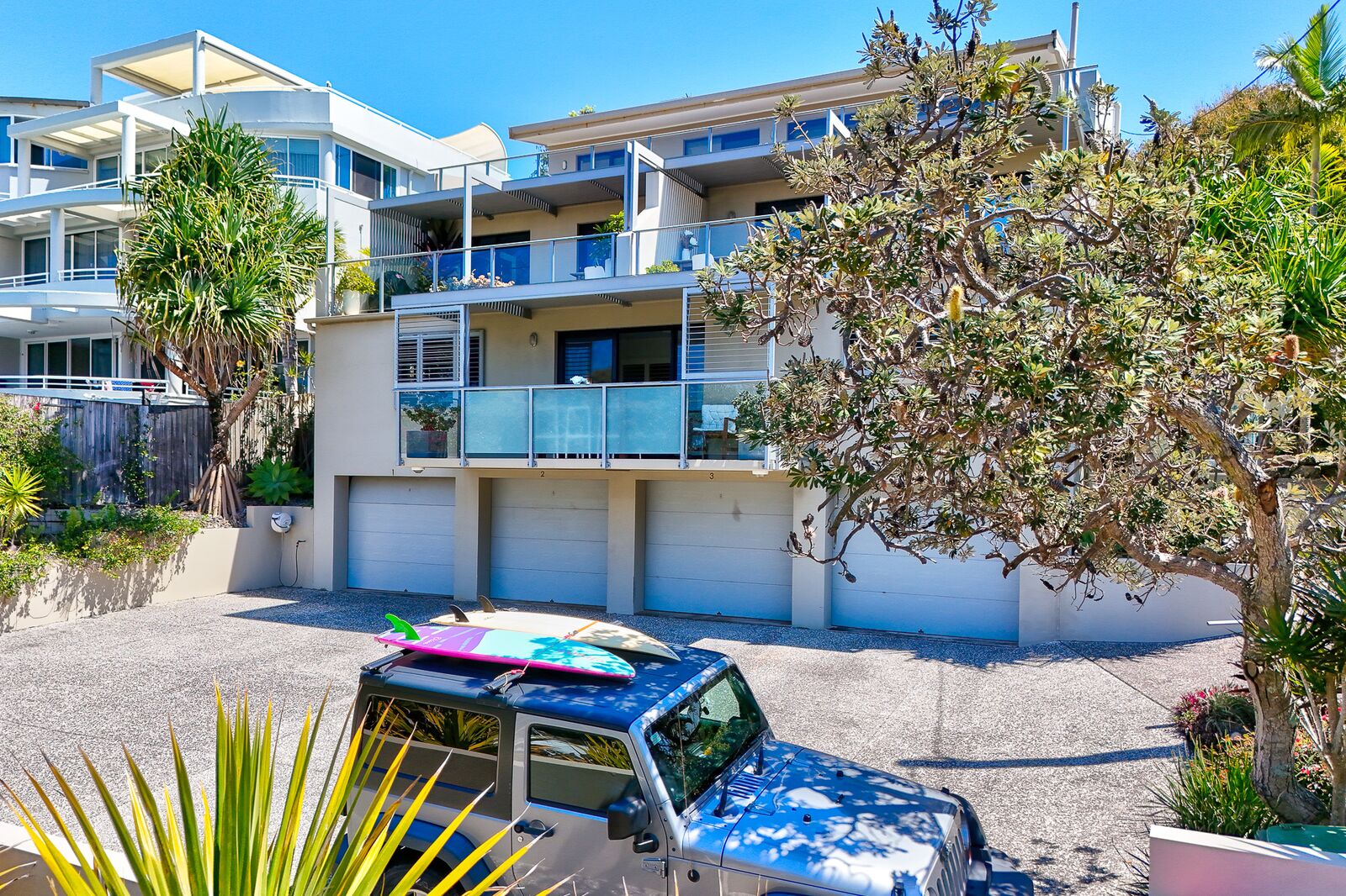 Crystal Shores apartments, ready for the beach